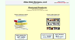 Desktop Screenshot of albawebdesigns.com